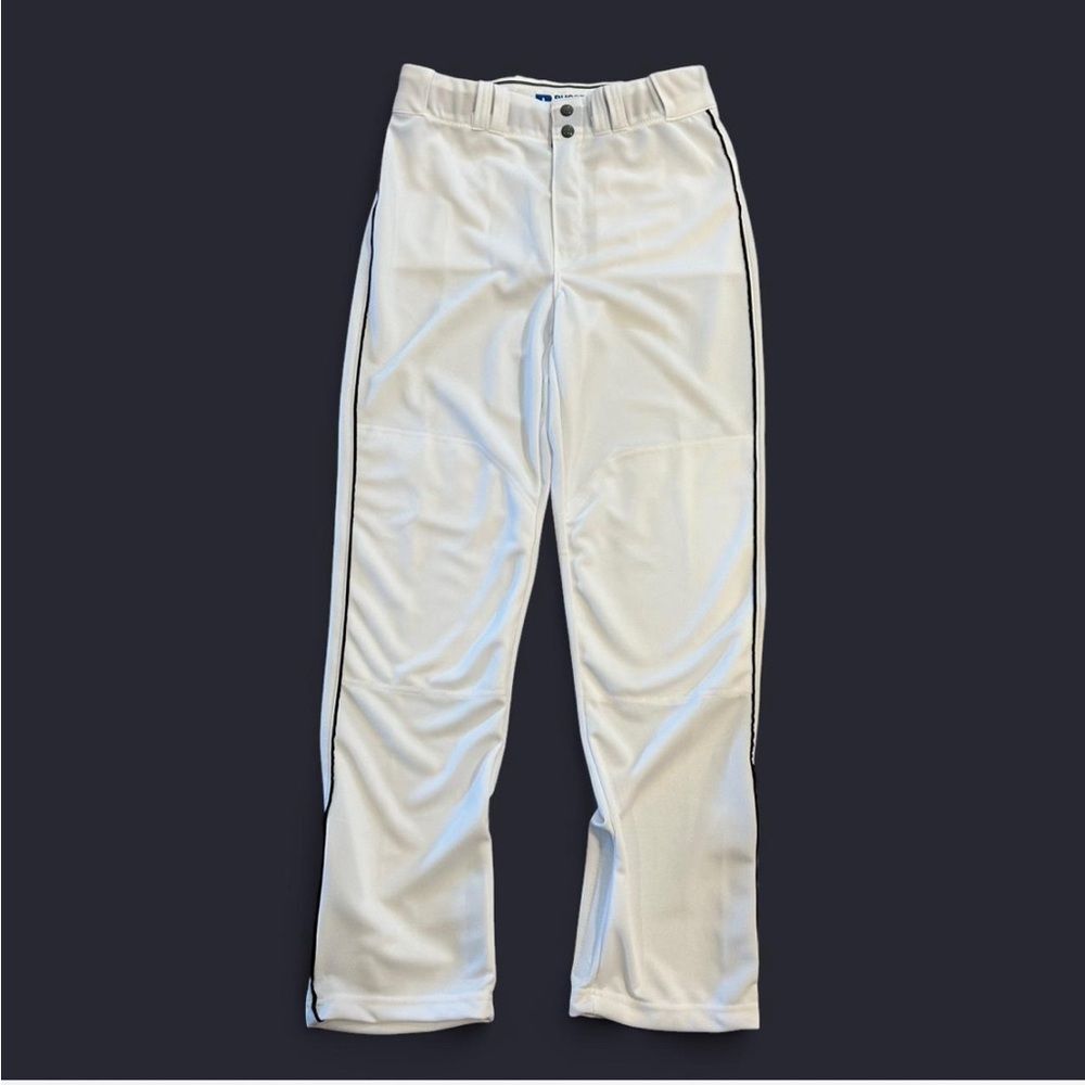 Change Up White Baseball Pant black stripe, Men’s Medium NWOT Russell Athletic